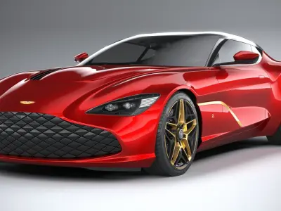 Aston Martin DBS GT Zagato 2020 3D model