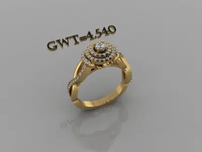 FASION RING 3D model 13