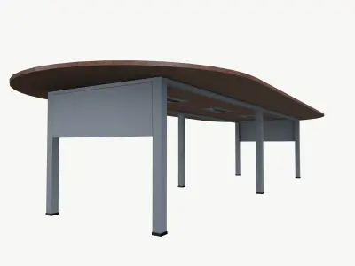 Conference Table Low-poly 3D model