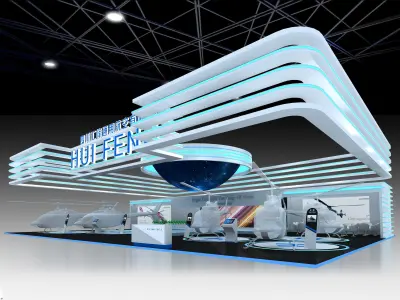 Exhibition - Area -29X37-3DMAX2009-031 3D model