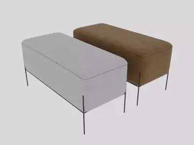 Poof for bedroom 3D model