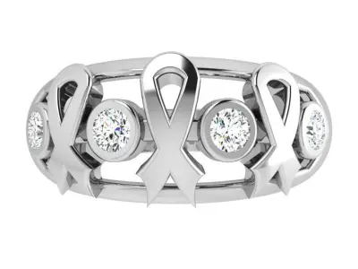 Round Bezel Ring 3820 3D print model