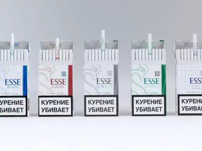 Cigarettes Pack Esse Series Low-poly 3D model