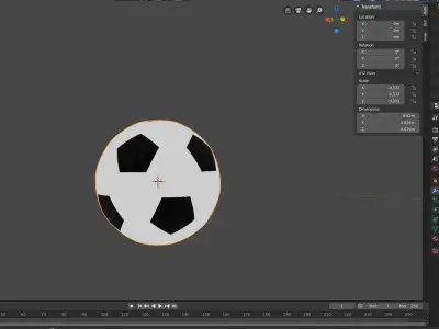 Football Ball Free 3D model
