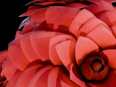 Flower Procedural - Camelia Vase Texture
