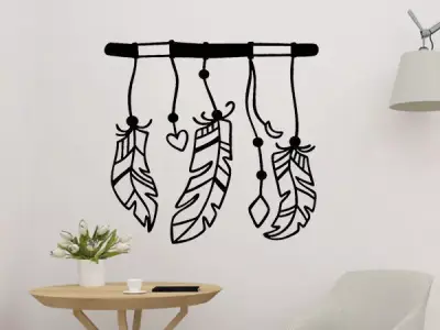 Feather Wall Decor 3D print model