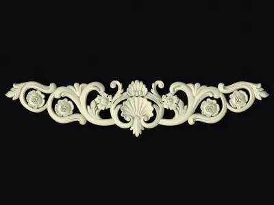 dekor ornament 3D model 2