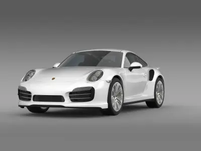 Porsche 911 Turbo 2013 3D model