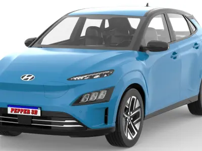Hyundai Kona EV 2022 3D model