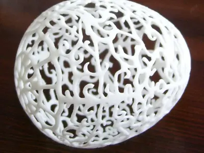 Floral Easter Egg 3D print model