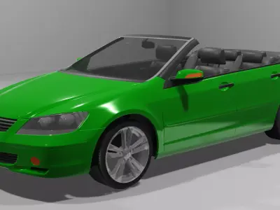 Cabriolet Car 3D model