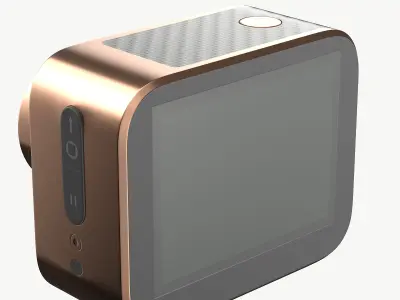 Action camera 3D model