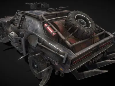 Roadkill Scum Low-poly 3D model