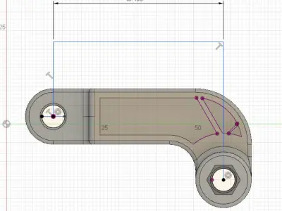 Corner 45mm Light Free 3D print model