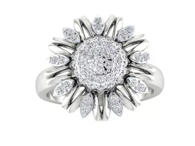 Women Ring 3D print model 28