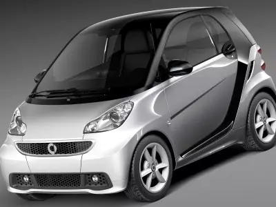 Smart 42 Fortwo 2013 3D model