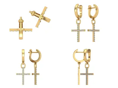 Earrings od101 3D print model
