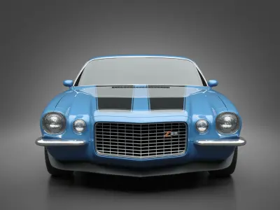 1972 Chevrolet Camaro Z28 3D model