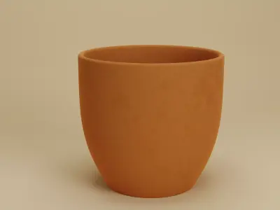 Clay Pot 2 Free 3D model