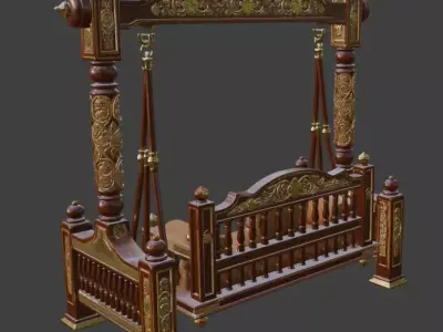 Royal Palace Style Swing 3D model