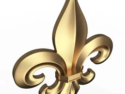 Carved Plaster Molding Decoration 019 Low-poly 3D model