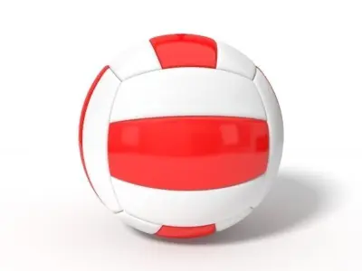 simple volley ball  3D model