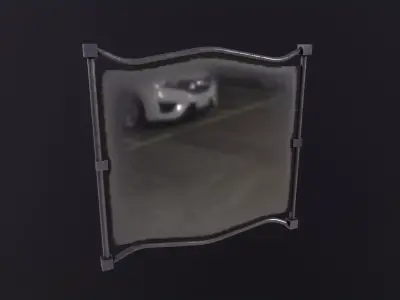 Wall Mirror 3D Model Low-poly 3D model