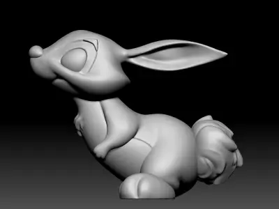 Rabbit - Sleeping beauty - 010  3D print model