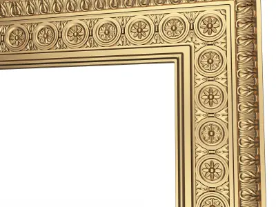 Classic Frame 031 Low-poly 3D model