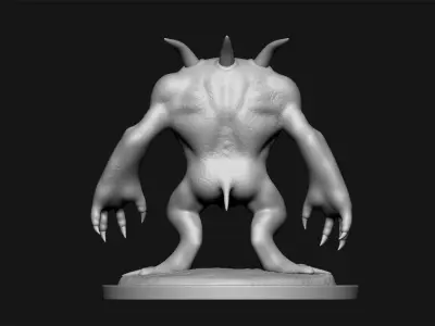nuktu undead creature Free 3D print model