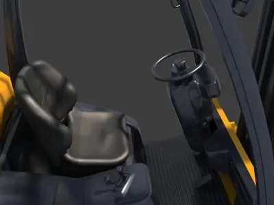Forklift truck 3D model
