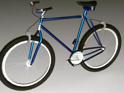 bicycle 3D model Textured