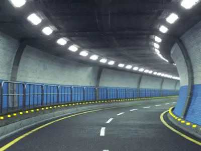 Tunnel Highway 3D model