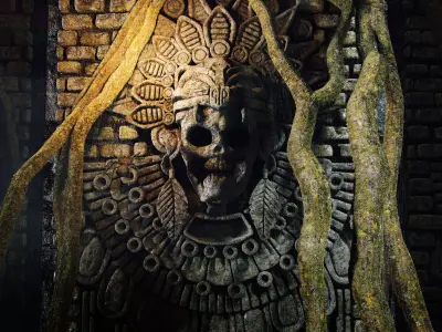 Aztec terrarium 3D model