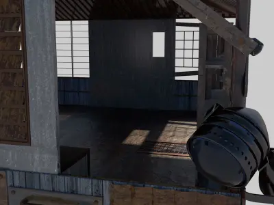 Post-apocalypse Guard Tower 3D model