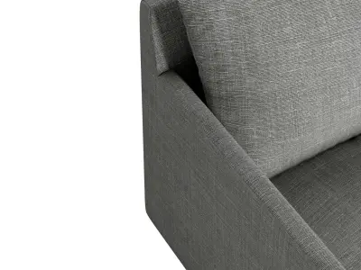 Melange Grey Sofa 3D model