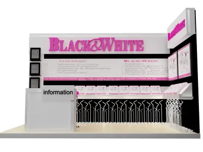 Booth Exhibition Stand a359b 3D model