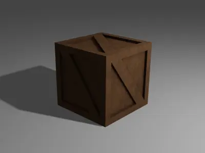 Stylized Lowpoly Boxes Free low-poly 3D model