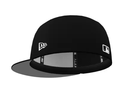 Los Angeles Dodger New Era Baseball Cap Low-poly 3D model