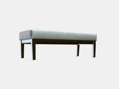 EKENASET Bench Low-poly 3D model