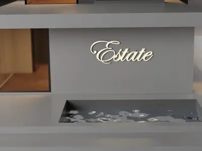 Modern house 3D model