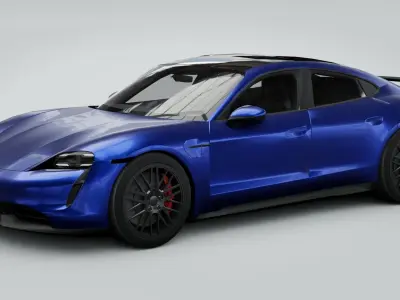 Porsche Taycan Turbo S 3D model