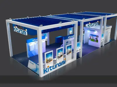 Booth - Area - 18X7-3DMAX2012-010 3D model