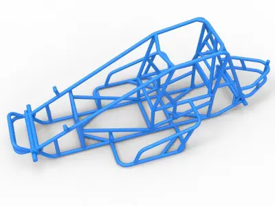 Frame for Sprint car Scale 1 to 25 3D print model