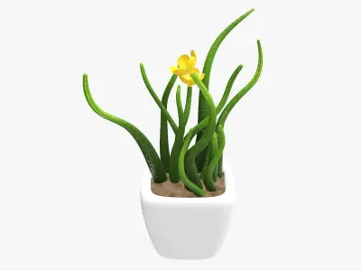 Plant artificial 02 3D model