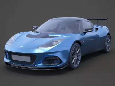 Lotus Evora GT 430 2018 3D model