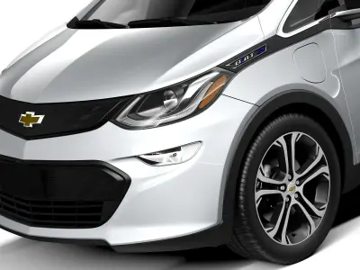 Chevrolet Bolt EV 2019 with interior 3D model