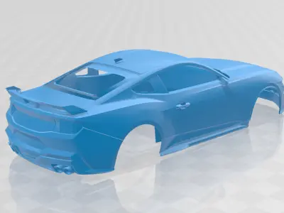 Mustang Dark Horse 2024 - Body Car for 3D Printing 3D print model