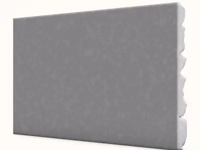 Heavy Irregular Stone Barrier 3D model