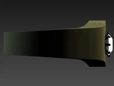 fashion ring A009 3D print model